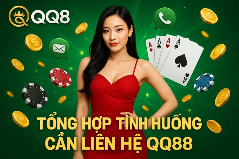 Tổng hợp tình huống cần liên hệ QQ88